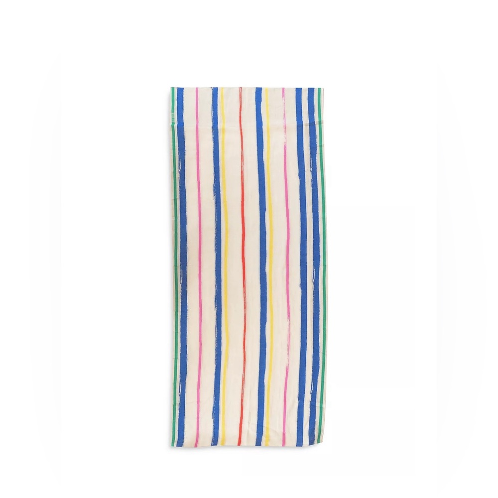 Kerri Rosenthal Sarong Nomad Blanket Stripe in Ecru, NWT, One Size